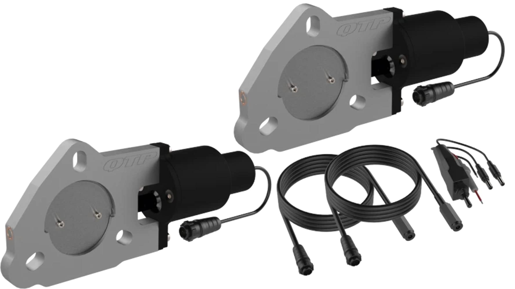 QTEC45 Quick Time Performance Dual 2.25 Inch QTP Electric Cutout Valves