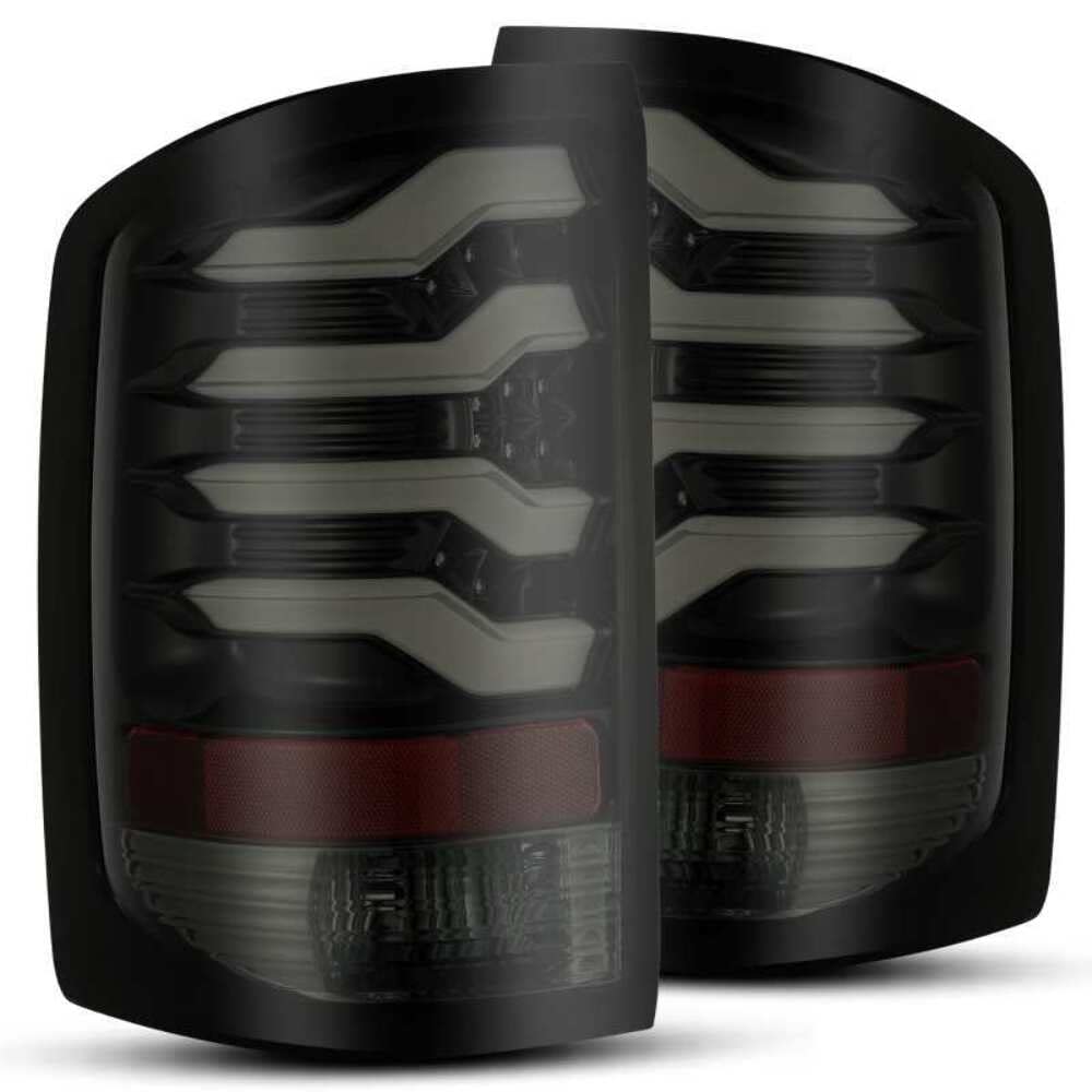 14-18 GMC Sierra 1500 AlphaRex (630010) PRO-Series LED Tail Lights Jet Black