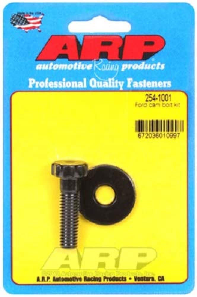 ARP Pro Series Camshaft Gear Bolt Kit, 3/8-16 in Thread, 1.460 in Long, 5/8 in 12 Point Head, Chromoly, Black Oxide, Small Block Ford, Each