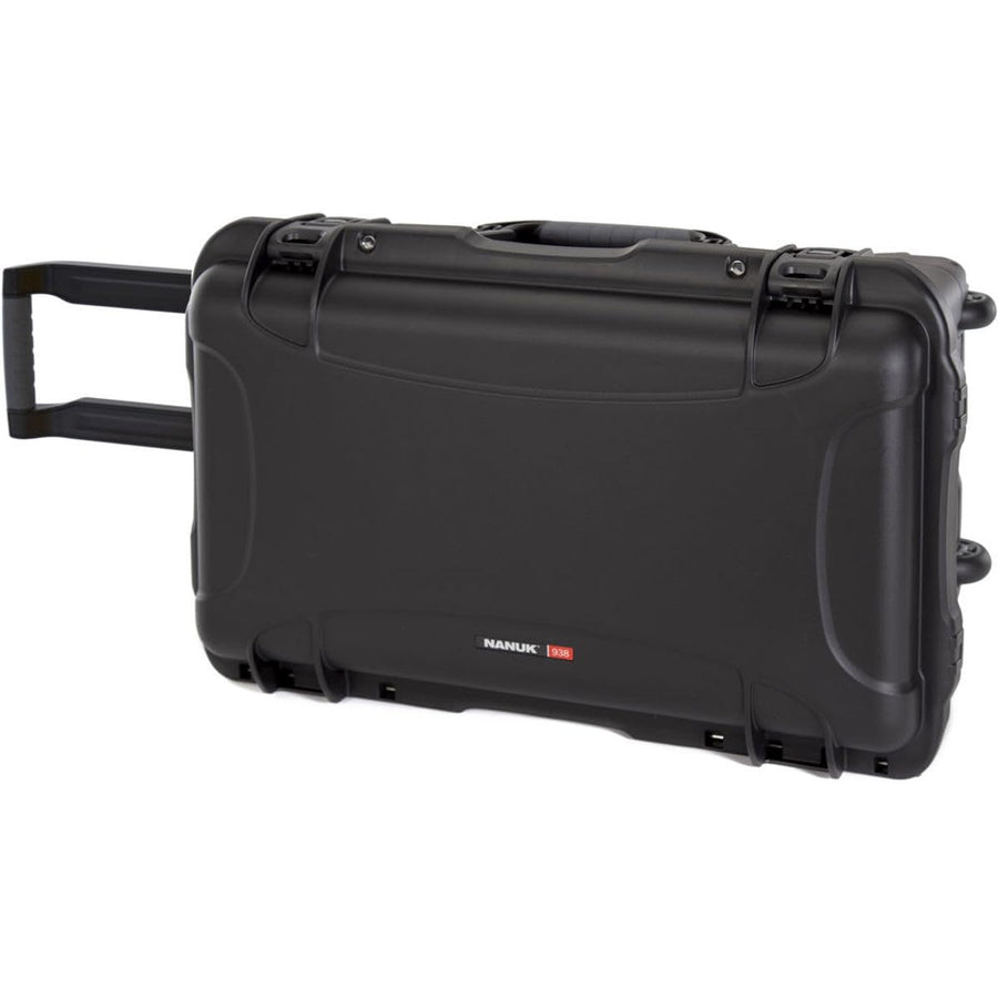 Wheeled Nanuk Series 938 Lightweight NK-7 Resin Waterproof Hard Case with Foam Insert, Black