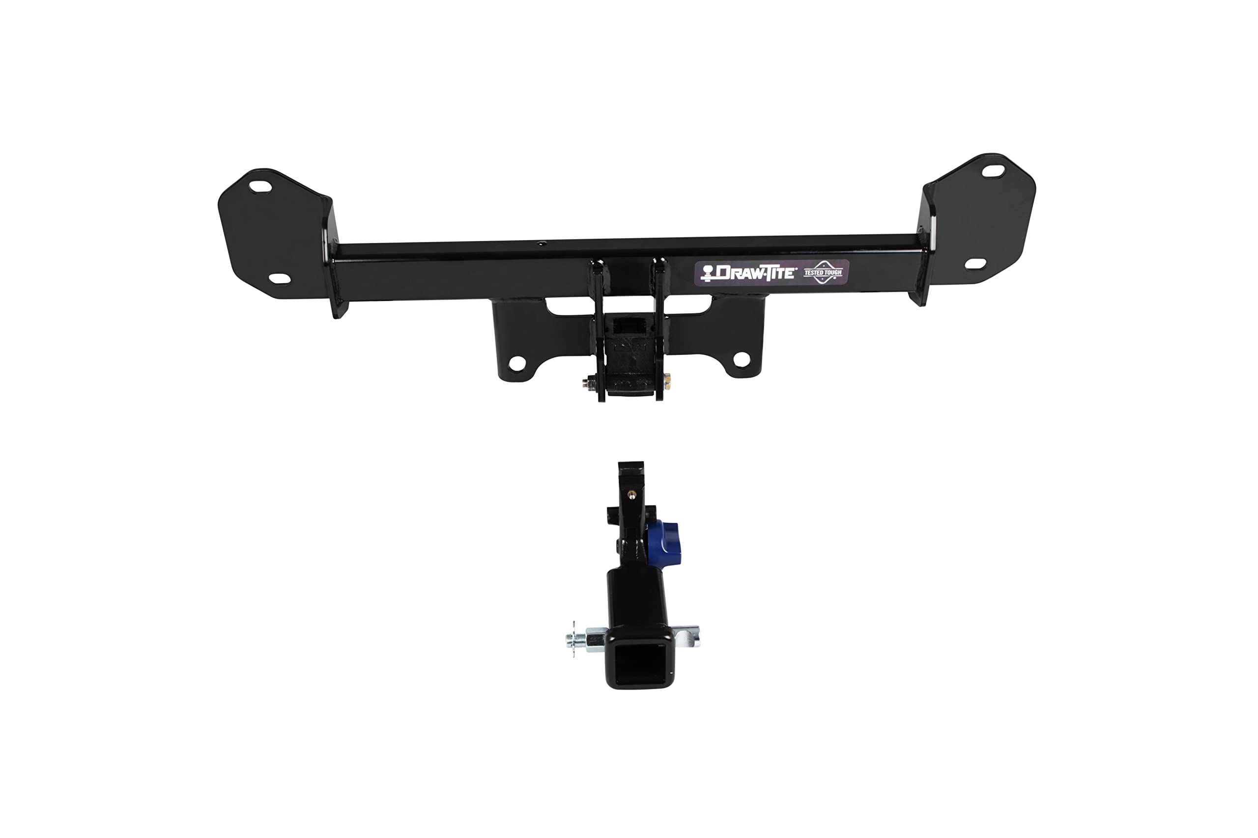Hidden Hitch Draw-Tite 76906, Completely Hidden Trailer Hitch, 2 in. Removable Receiver, Black, Compatible with 2011-2022 BMW X3