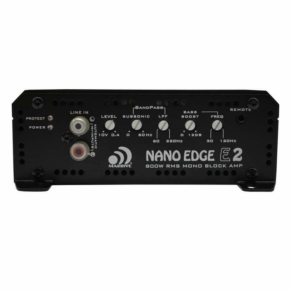 Audio Massive Nano Edge Monoblock Amplifier 1600 Watt 1 Ohm Stable E2