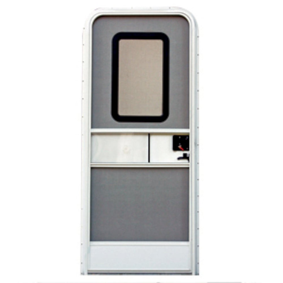 RV Square Entrance Door AP Products - 26" x 78", Polar White