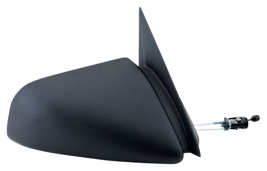 Fit System Mirror Passenger Side for Dodge Shadow, Plymouth Sundance, Duster, Black, Non-Foldaway, Manual Remote