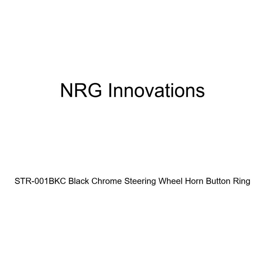 Black Chrome NRG Innovations STR-001BKC Steering Wheel Horn Button Ring