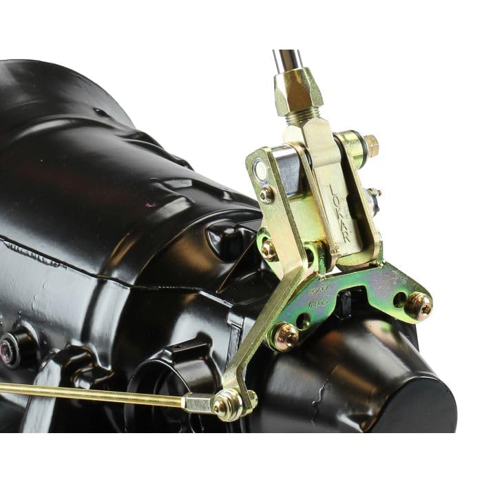 Lokar TM4L80CXM Performance Products Shifter Gm 4L80 Black 12" Single Bend Lever Mushroom Knob