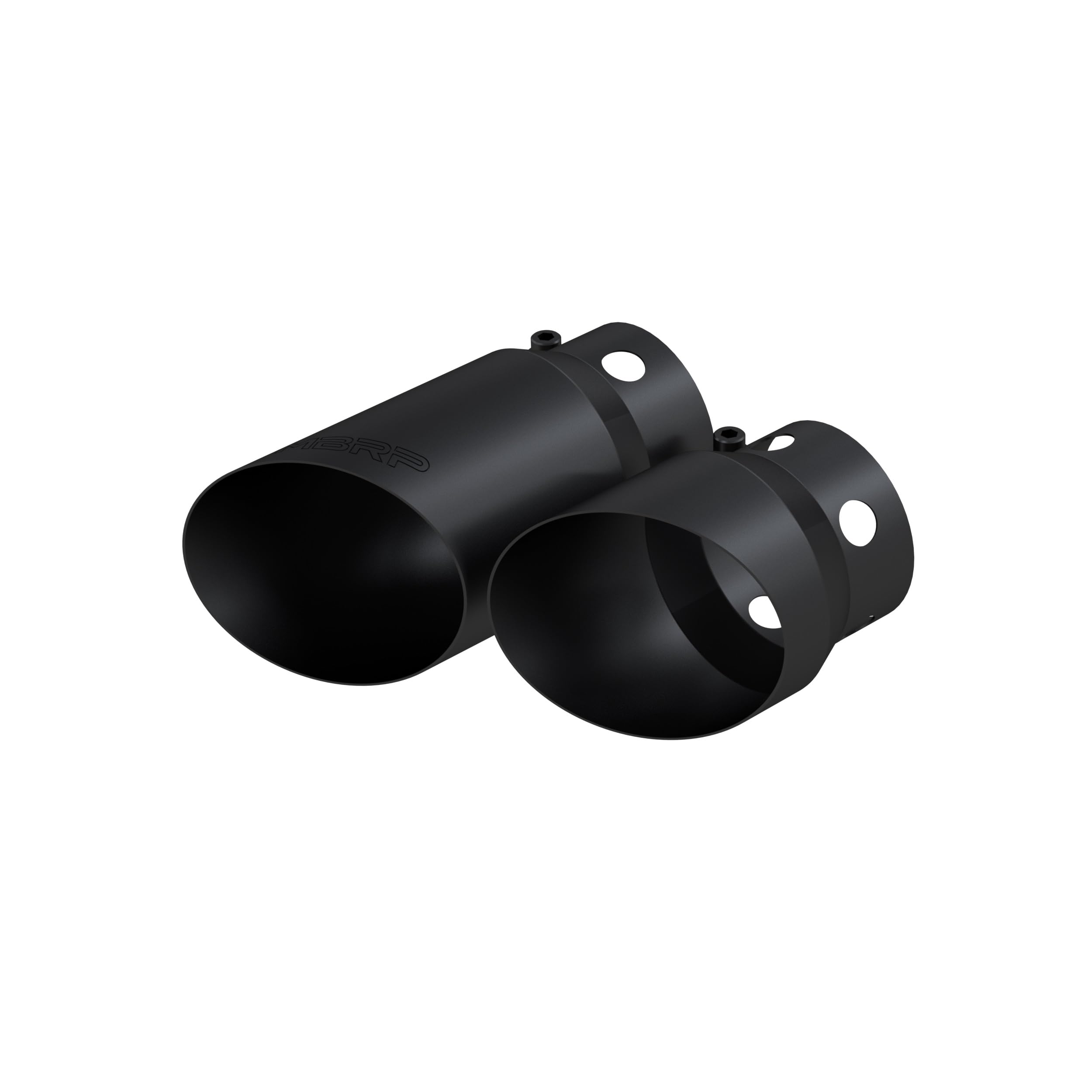 MBRP T5111BLK - Black Coated 304 SS Round Clamp-On Exhaust Tip Cover Set