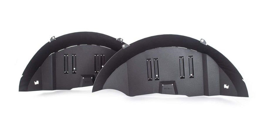 Inner Fender Liners Go Rhino Inner Fender Liners | Aluminum, Textured Black | 702012T | Fits 2018-2024 Jeep Wrangler JL/JLU Excludes Diesel Motors