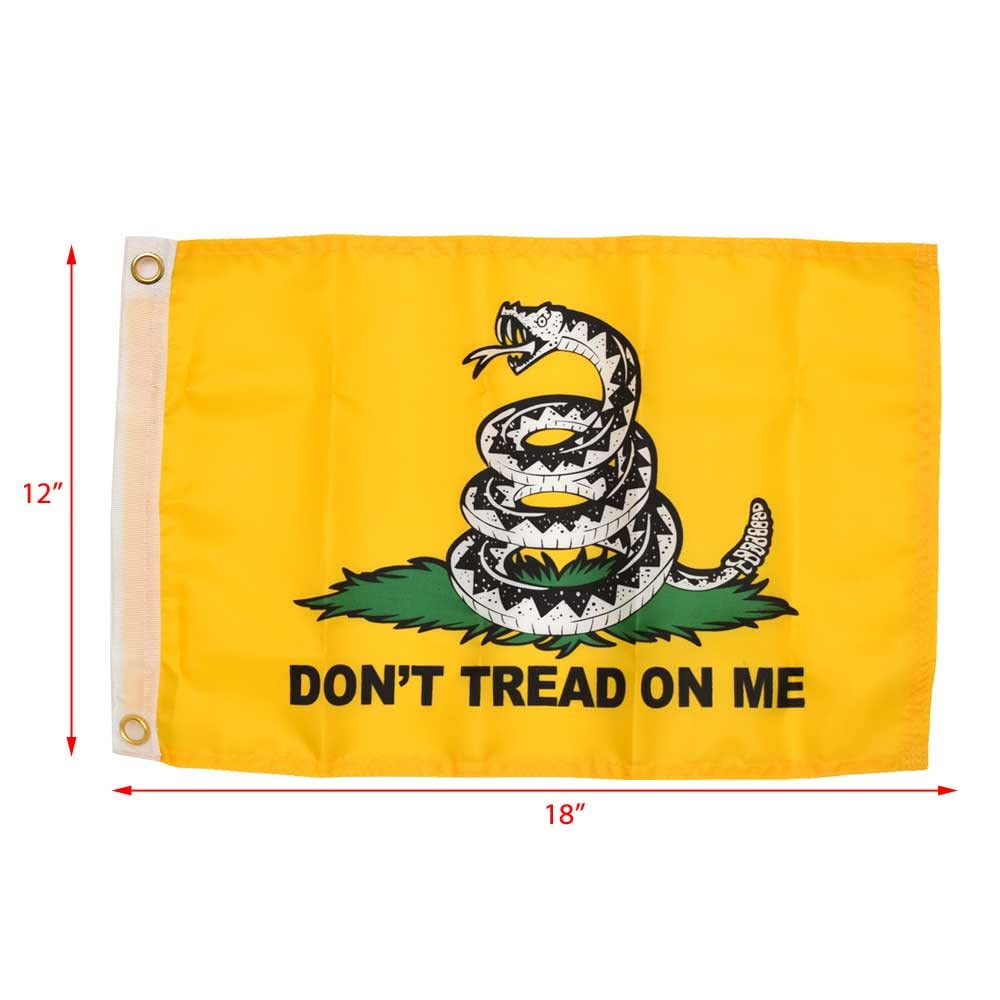 Taylor Made Taylormade 1617" Don't Tread On Me Novelty Flag - 12" x 18"