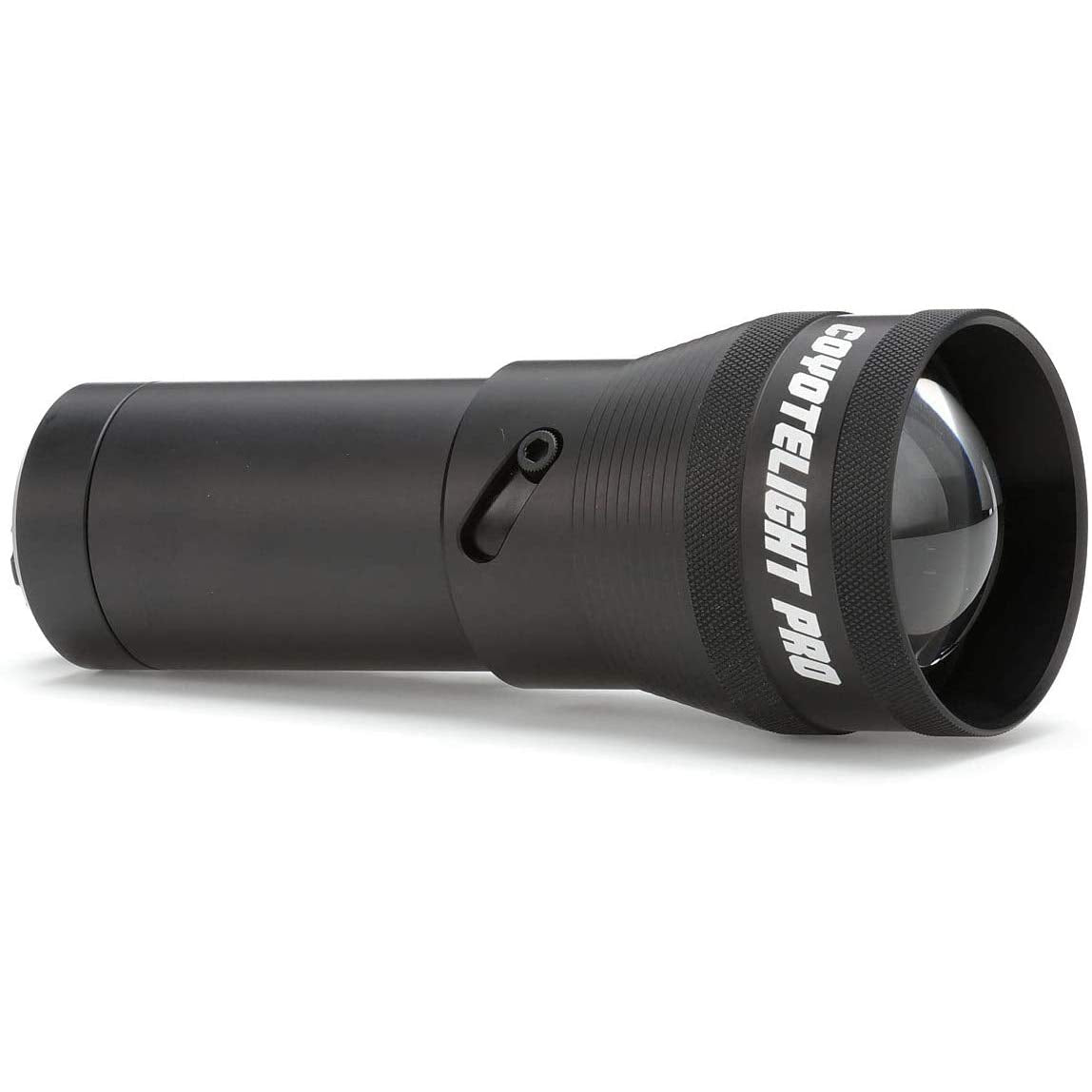 HME COYOTE Pro LIGHT Durable Lightweight Portable Adjustable Intensity Rechargeable Night Vision Hunting Flashlight | Batteries, Case, Handle, 1" Scope Mount & Charger Included, Red LED