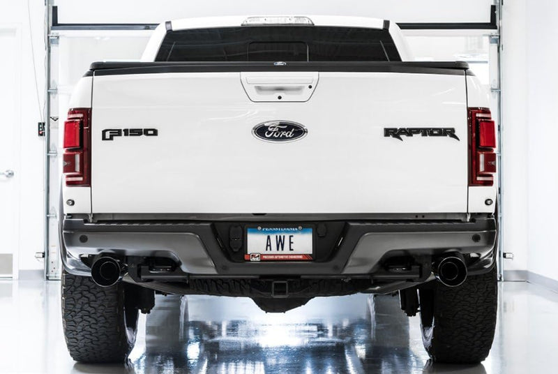 Ford Raptor AWE Tuning 2017+ 0 FG Performance Exhaust System - w/Diamond Black Tips - 3015-33106