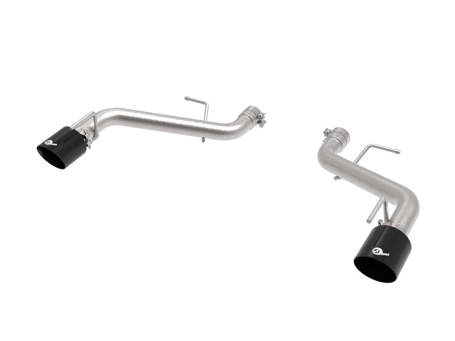 MACH Force-Xp aFe Power 2-1/2 IN 409 Stainless Steel Axle-Back Exhaust System Black