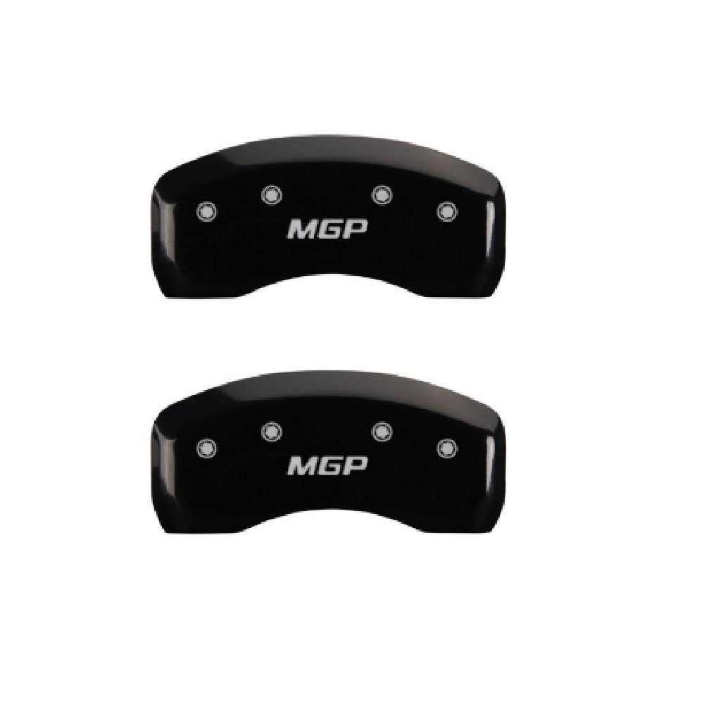 Set of 4 MGP 26220SMGPBK Black Front and Rear Disc Brake Caliper Covers for Mazda CX-5 w/ 17" Rims