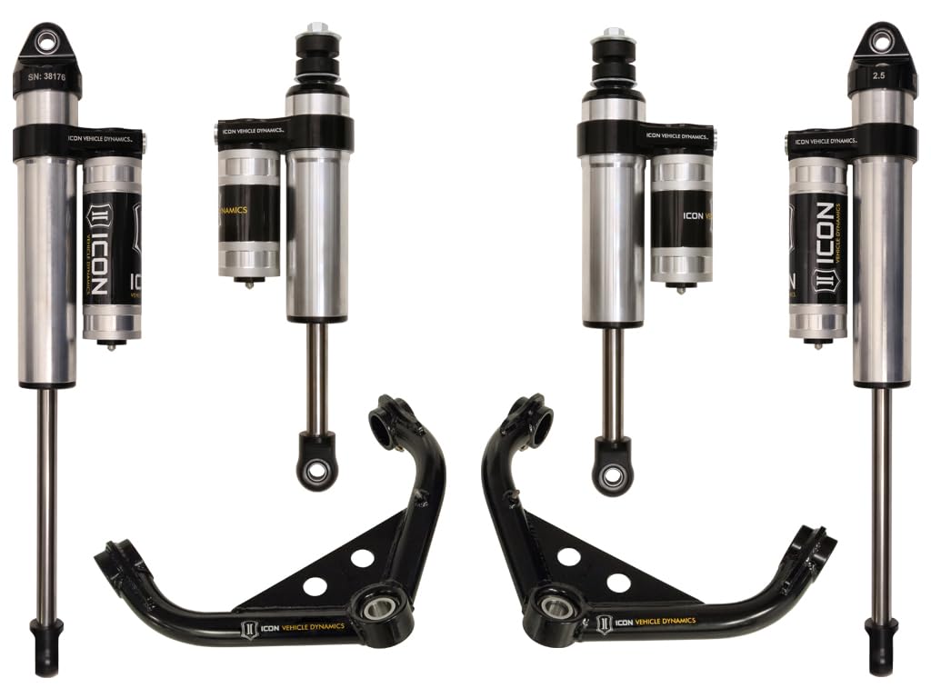 Stage 3 Suspension System, ICON 0-2" Lift, Compatible with 2001-2010 GM 2500/3500 HD, K77102