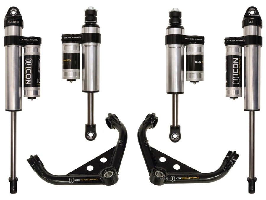 Stage 3 Suspension System, ICON 0-2" Lift, Compatible with 2001-2010 GM 2500/3500 HD, K77102