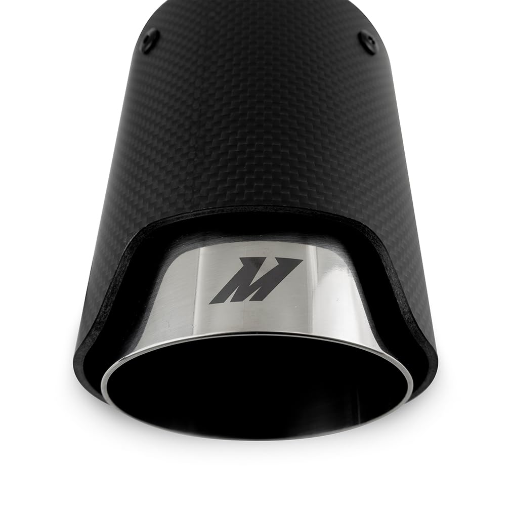 Mishimoto Exhaust Tip, Carbon Fiber 2.5”, Polished