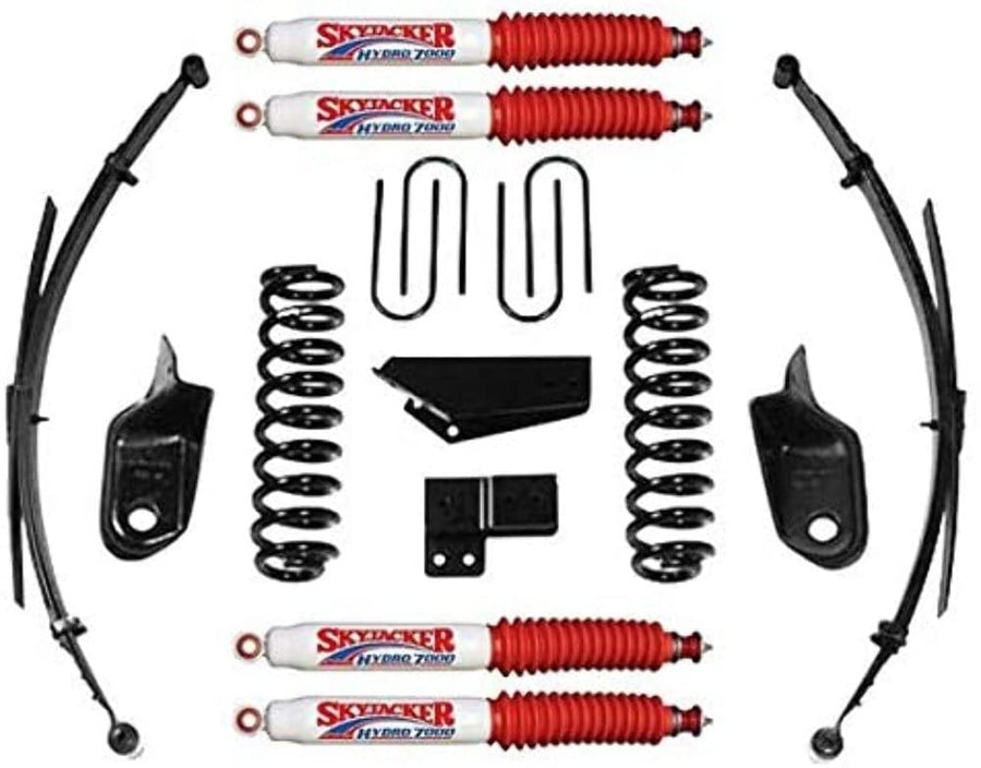 Skyjacker Suspension Lift Kit 184PKS-H w/Shock 4 in. Lift Incl. Front/Rear Springs Brackets Rear U Bolt Kit