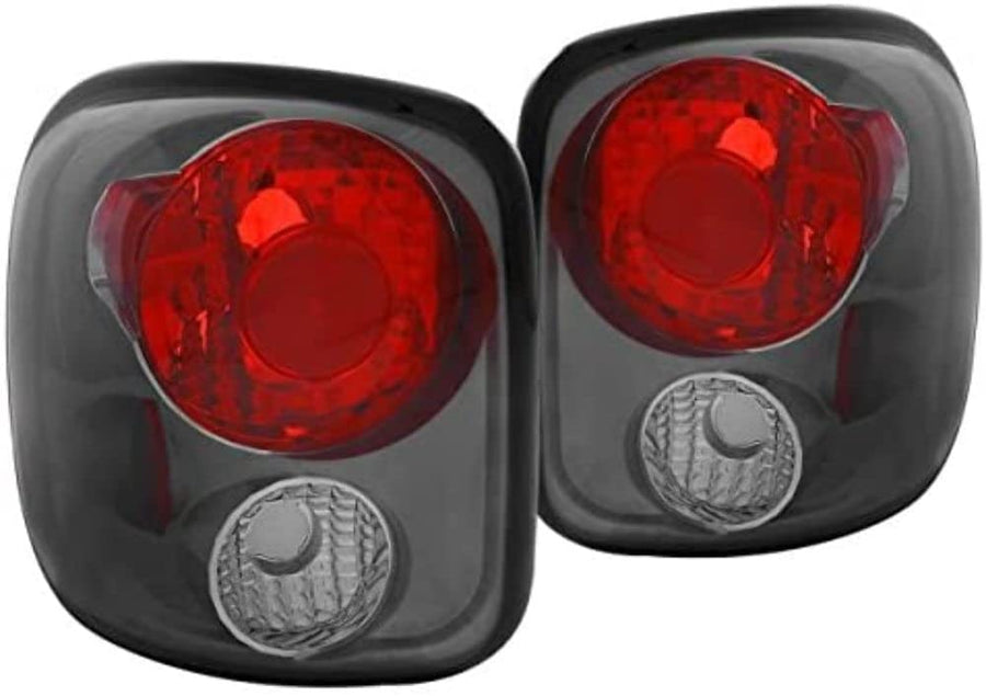 Chrome Euro Tail Light Set-Smoke Lens ANZO USA 211162