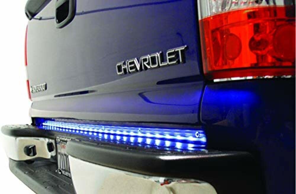 60" Rampage Products LED Tailgate Light Bar | Black, Superbrite 6 Function, Brake, Left/Right Turn Signals, Flasher/Running Lights, Reverse/Backup Lights | 960136 | Universal Fit