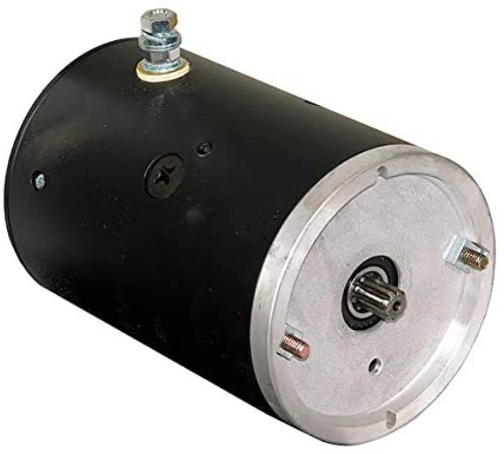 Buyers Products M3400 B919183 Clockwise Rotation 9 Spline Output Shaft 12V DC Motor