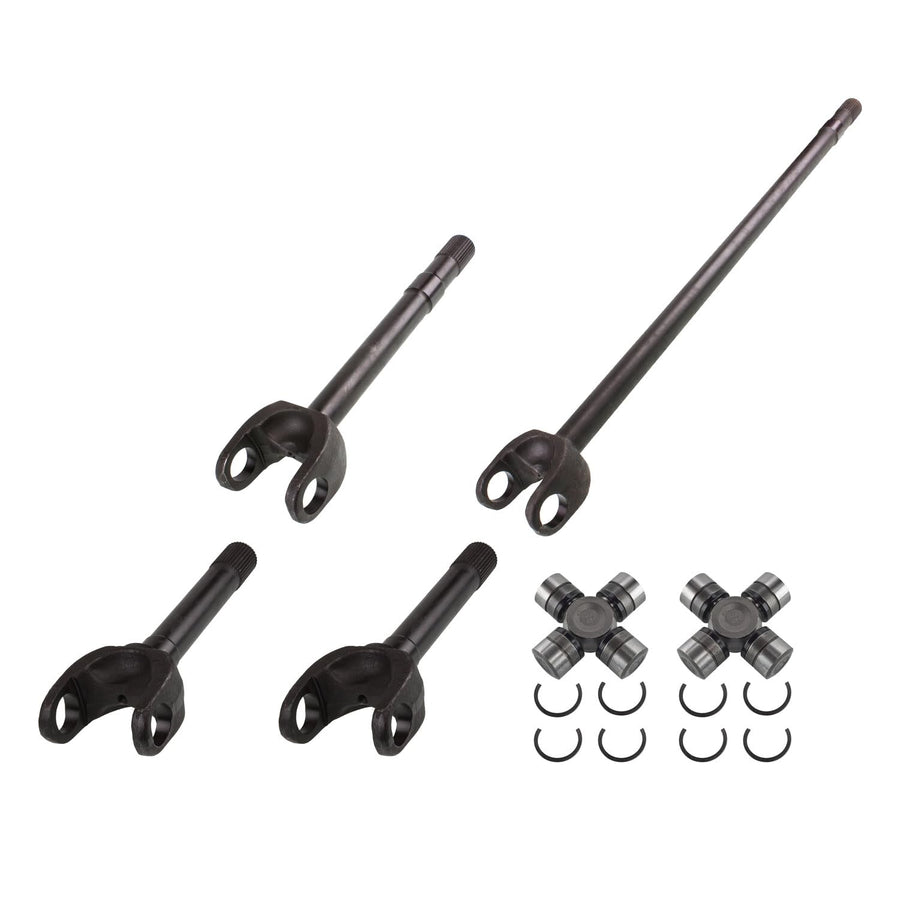 TEN Factory Drive Axle Shaft Assembly MG22161 for Dana 60 Standard, 35 Spline, Left & Right Chromoly Shafts - Fits Dodge W200/W250/W300/W350 (1979-1993), Replaces: Yukon Gear YA W26026