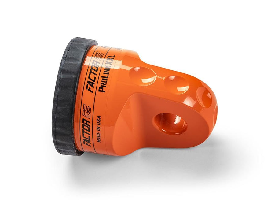 ProLink Factor 55 Winch Shackle Mount for Large Overland and Military-Style Vehicles, Fits Lines Up to 1/2" Diameter - Orange