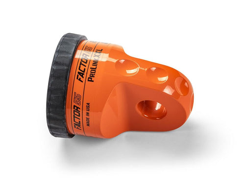 ProLink Factor 55 Winch Shackle Mount for Large Overland and Military-Style Vehicles, Fits Lines Up to 1/2" Diameter - Orange