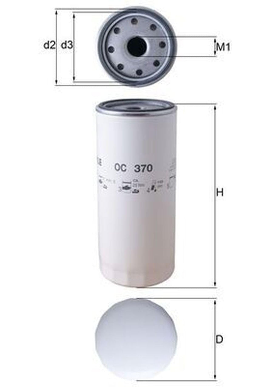Oil Filter MAHLE OC 370