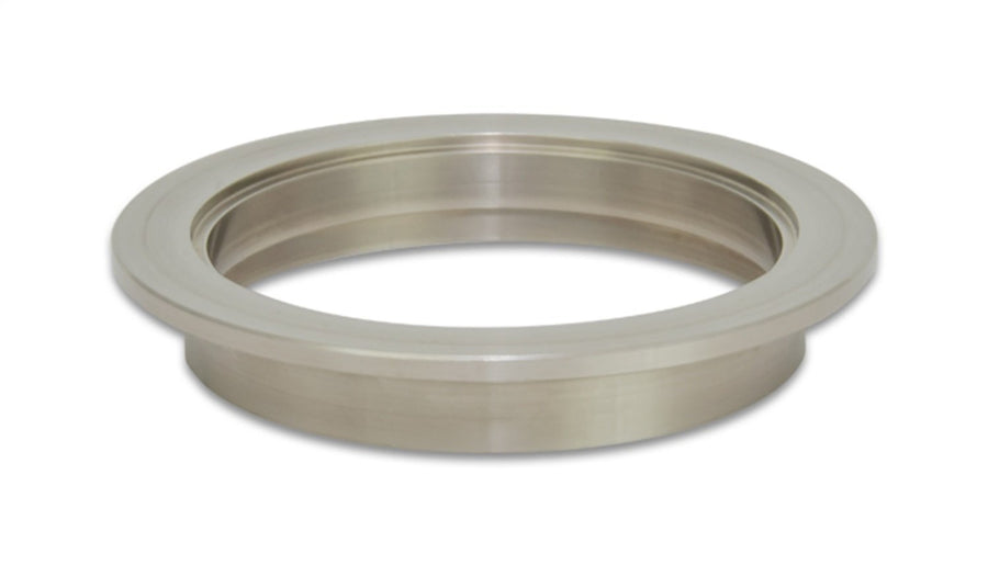 Exhaust Flange, Vibrant Power 12493F, V-Band style, Female Flange, 4.00 in Pipe/Tube Diameter, 4.63 in. Flange Diameter, CP2 Titanium, each