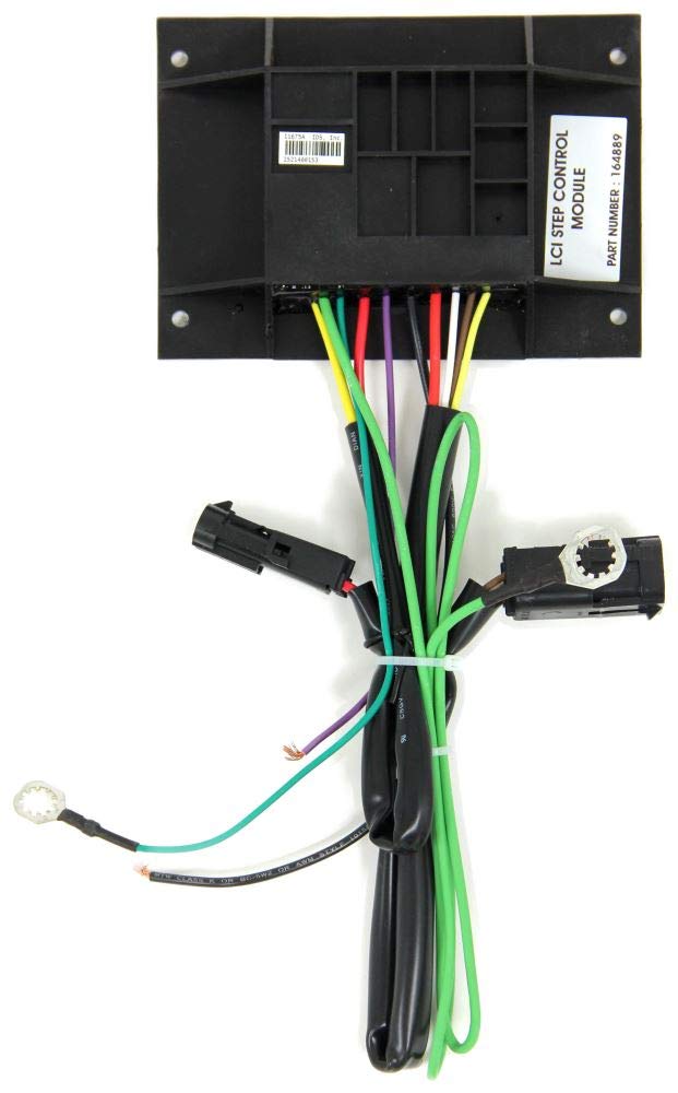 Lippert Electric Step Replacement Control Module/Brain for RV Coach Steps Sliding Operation, Wiring Harness, Computer Board - 301702