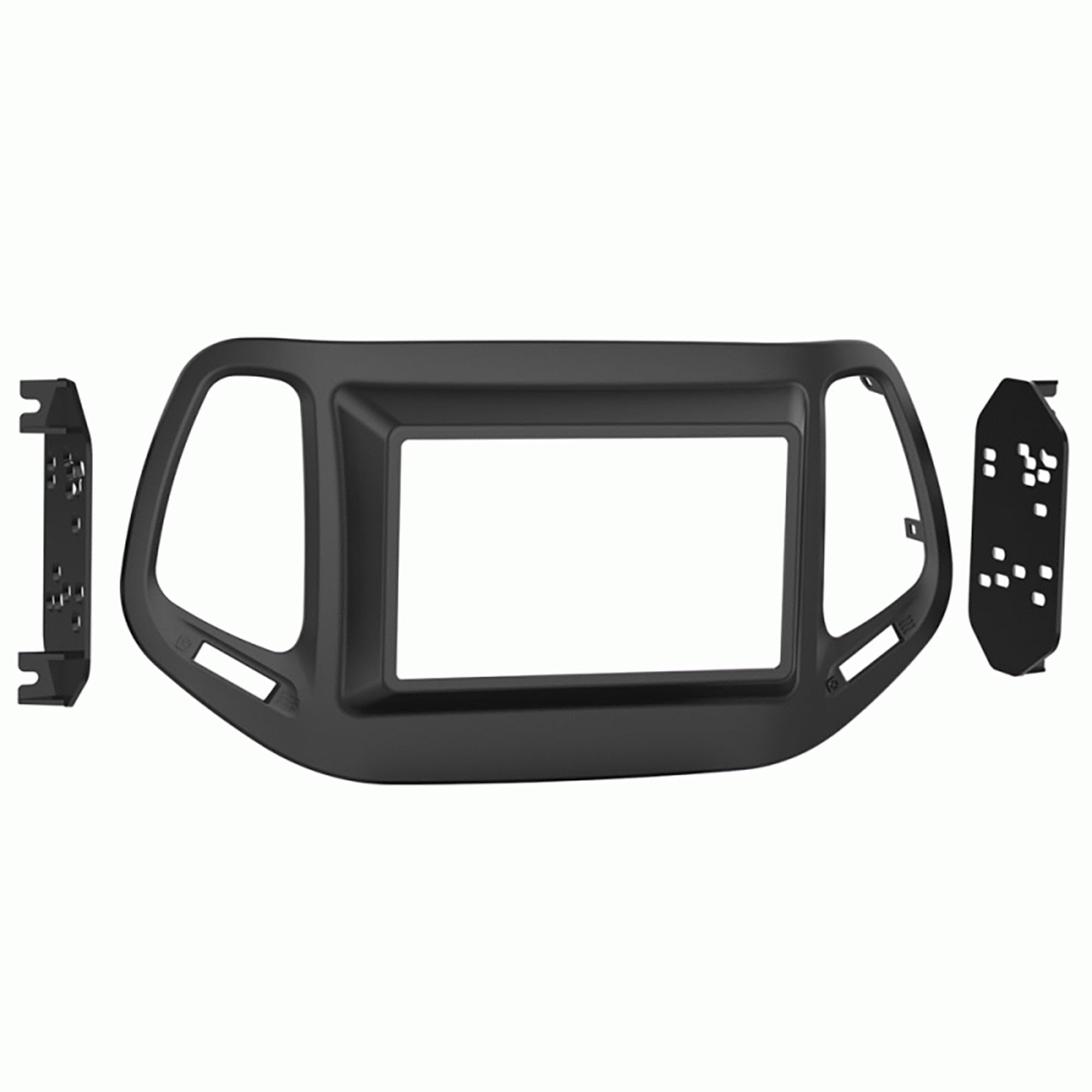 Metra 95-6545B Double DIN Radio Stereo Dash Kit Compatible with Late 2017-2019 Jeep Compass