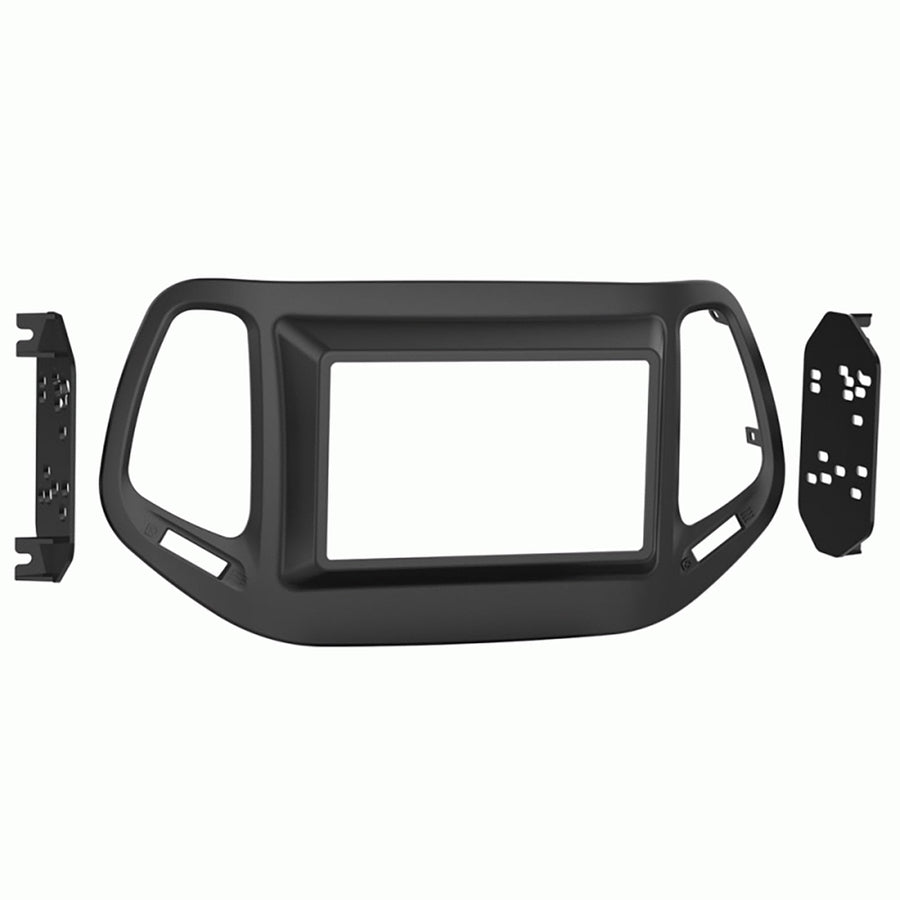Metra 95-6545B Double DIN Radio Stereo Dash Kit Compatible with Late 2017-2019 Jeep Compass