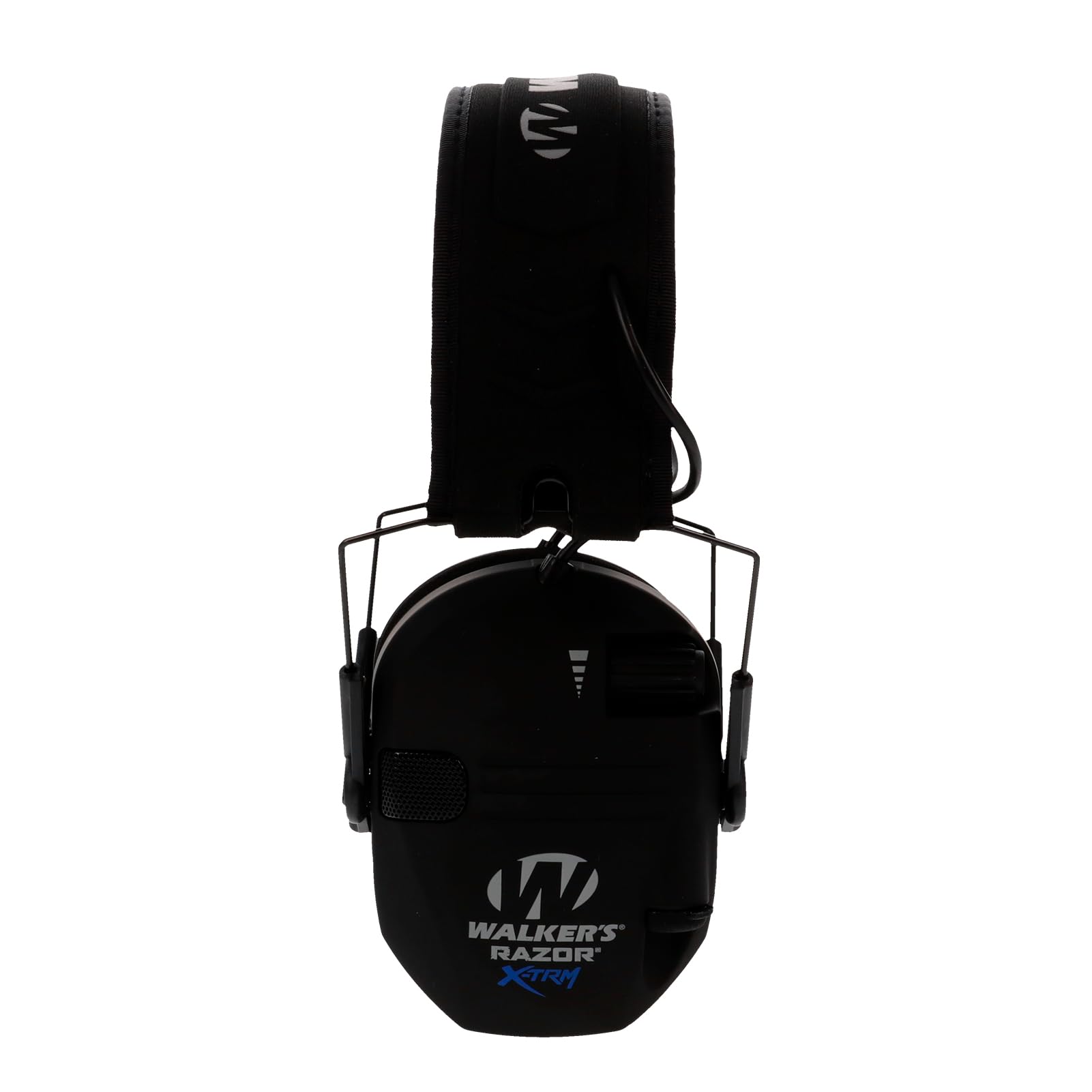 Walker's Digital Razor X-TRM Sound-Enhancing Hunting Gun Range Shooting Hearing Protection Electronic Earmuffs with Gel Earpads & Mesh Headband, 2 AAA Batteries Included, Black