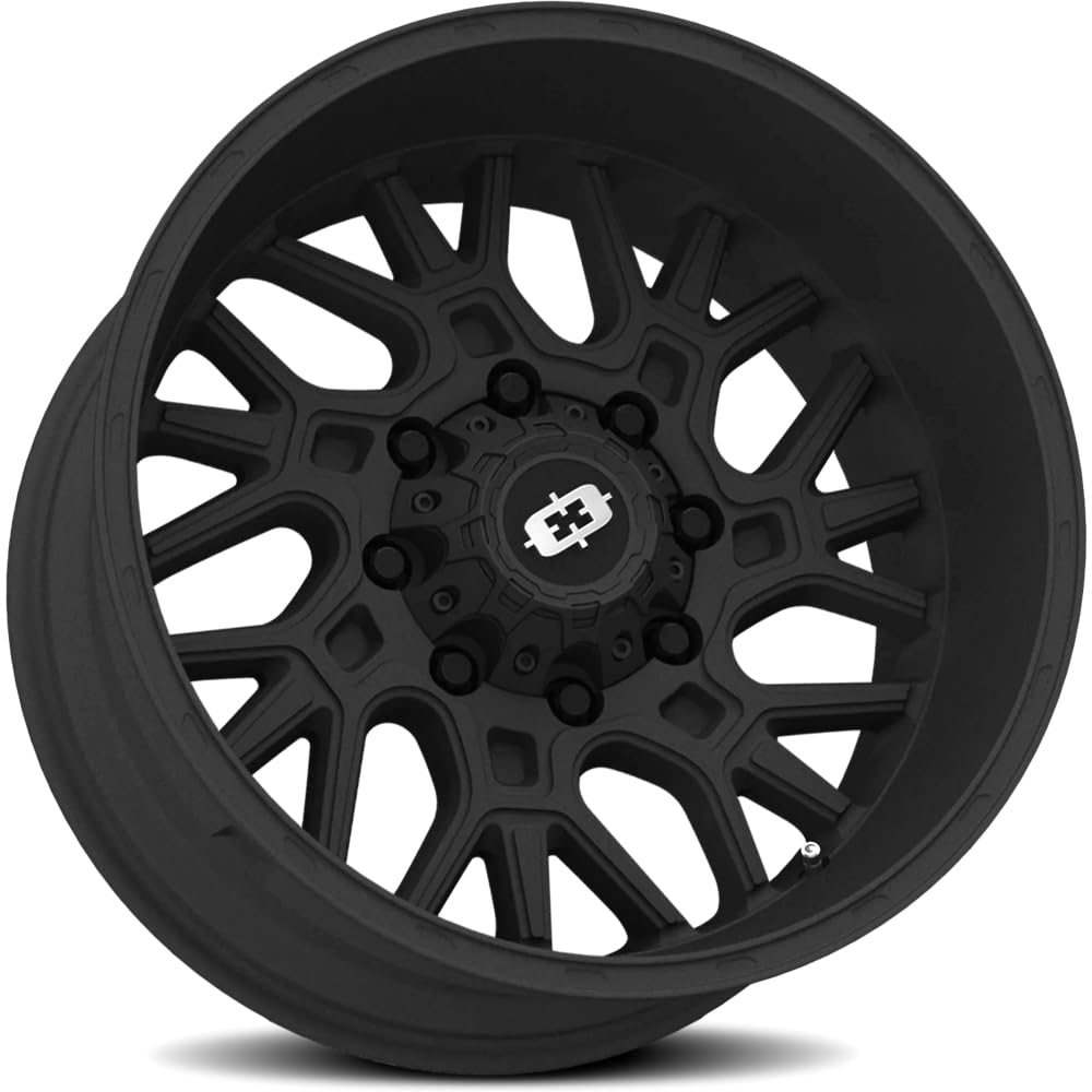 404 Brawl Vision 22x12 8x6.5" -51mm Satin Black Wheel Rim 22" Inch