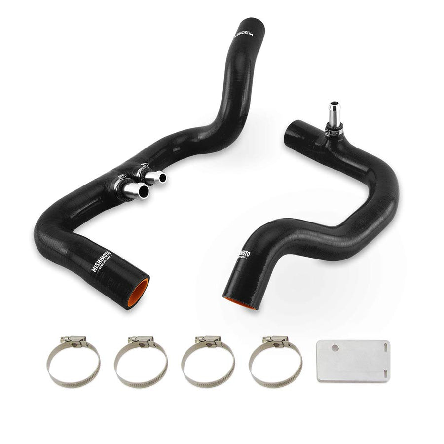 Mishimoto Silicone Coolant Hose Kit MMHOSE-JLP-18ABK, Compatible With 2018+ Jeep Wrangler JL 3.6L W/Automatic Transmission, Black