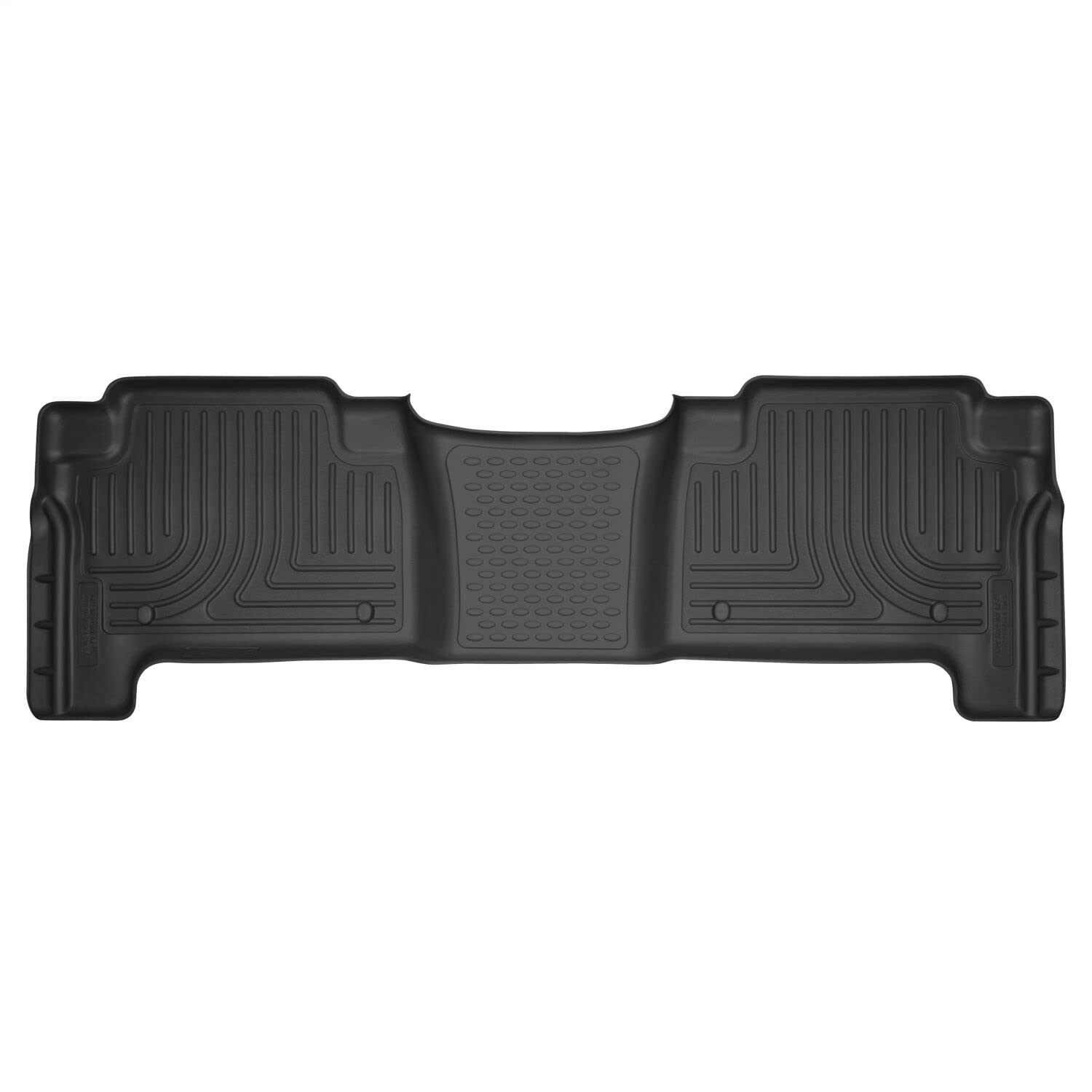 Husky Liners X-act Contour Floor Mats | 2nd Row, 1-pc Black Fits 2019-2024 Infiniti QX80 & Nissan Armada - 55661