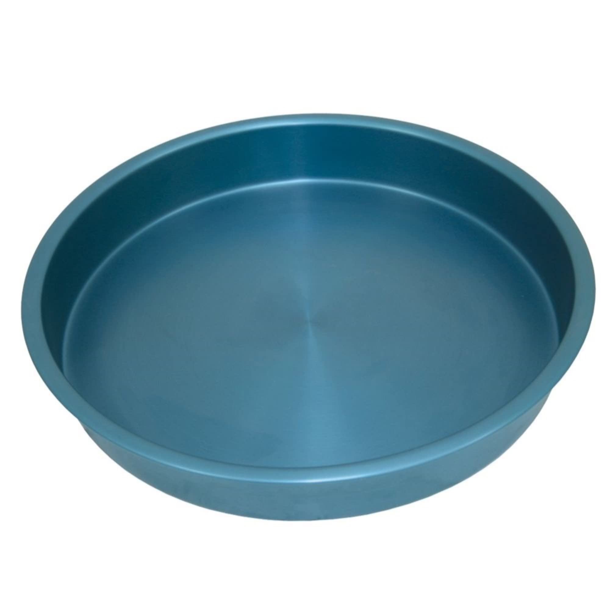 Bayou Classic 14-in Blue Anodized Aluminum Serving Tray 4-pc Set Perfect for Crawfish and Seafood Boils Cookouts Tailgating Camping and Backyard Entertaining