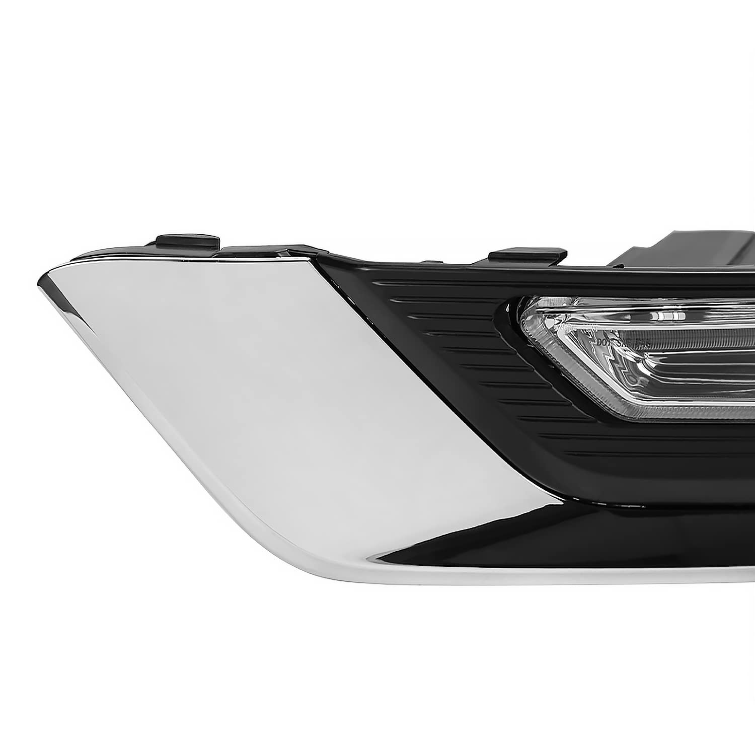 LED Fog Lights Spec-D Tuning Clear Lens + Built-In LED Bulbs + Switch Included Compatible with Ford Fusion 2017-2018 L+R Pair Assembly