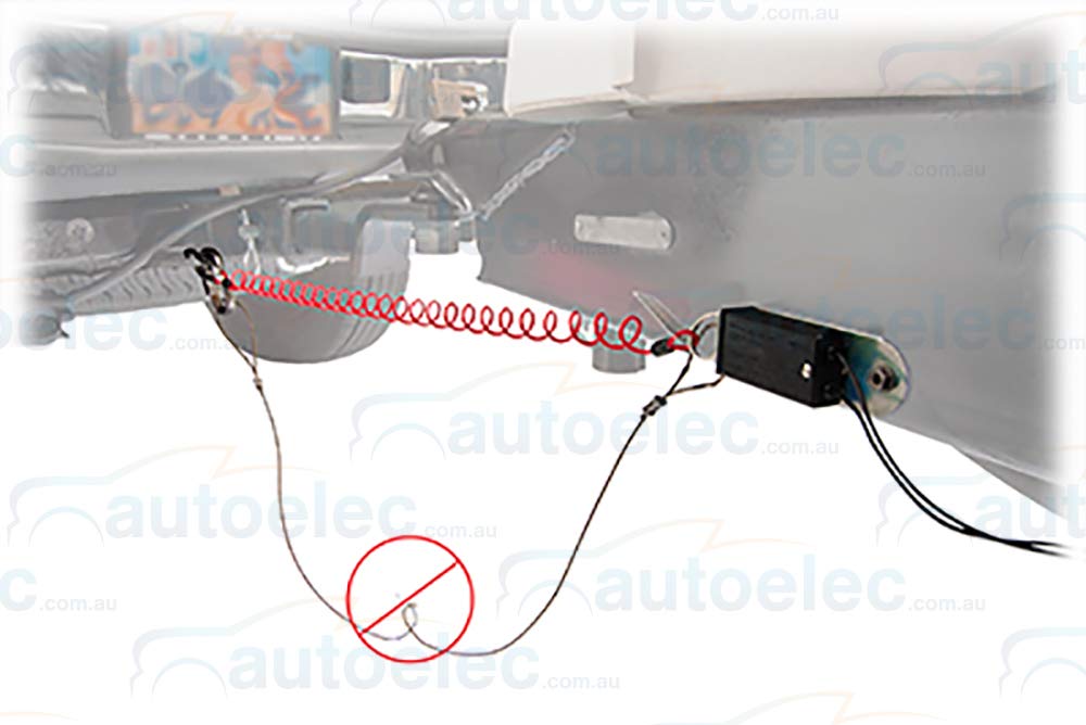 Zip Fastway 4 Foot Breakaway Cable with Electric Brake Switch 80-00-2040 RED