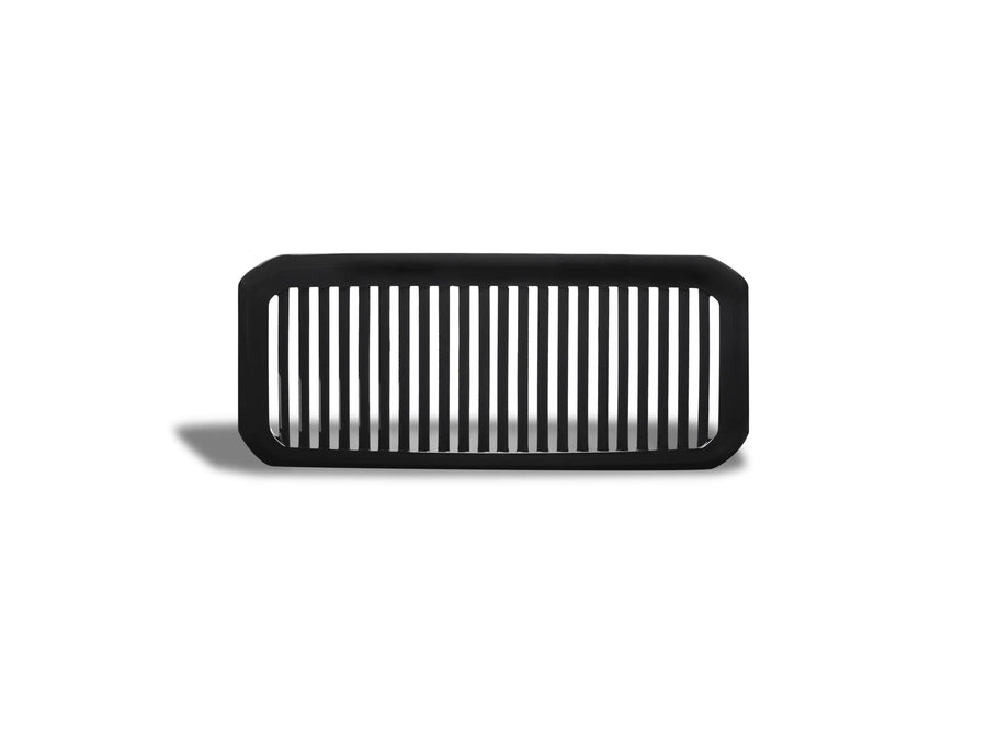 Vertical Front Hood Grille Armordillo USA - Gloss Black Fits 2011-2016 Ford F250 F-250 / F350 F-350 / F450 F-450 Super Duty