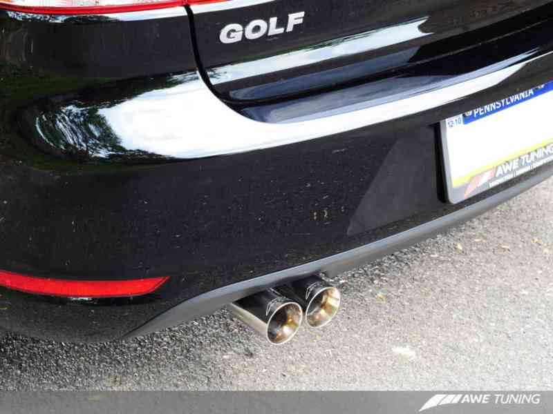 2.5L AWE Tuning Golf/Rabbit Catback Performance Exhaust - 3010-22020
