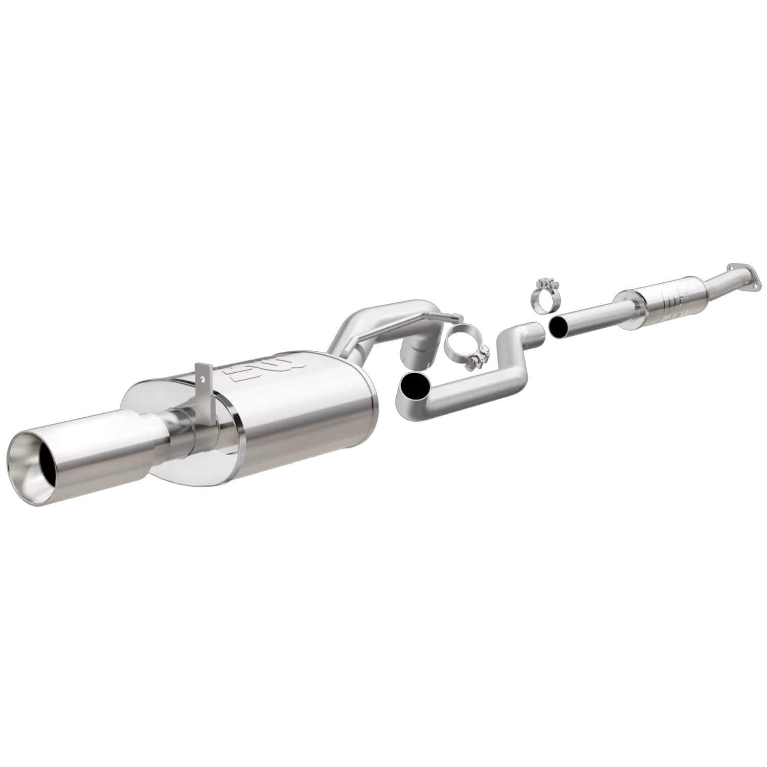 Performance MagnaFlow Exhaust System 15805: Cat-Back, Street Series, Compatible with 2002-2003 Mitsubishi Lancer