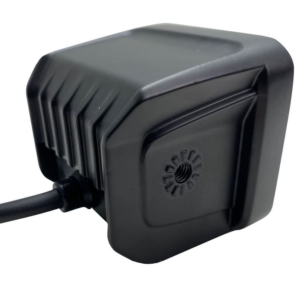 Race Sport Lighting 3 Inch Auxiliary Light Fit Flood Beam Blacked Out Auxiliary Lights with Heated Lens - Improved Visibility and Durability RS3TEMPCL-F