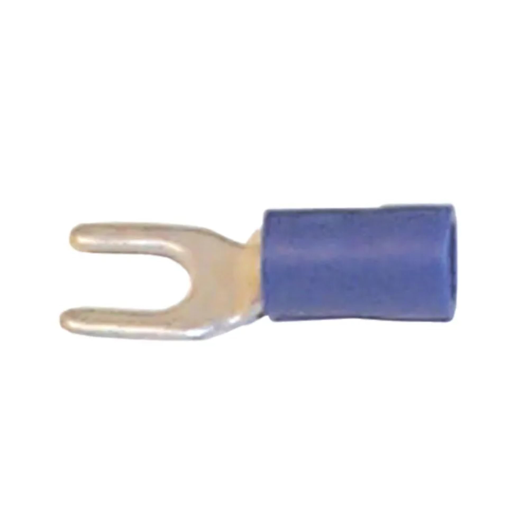 Insulated Spade Lug Terminals Sierra International EC04210 for 16-14 Gauge Wire (10 Pack), Blue, Size 8