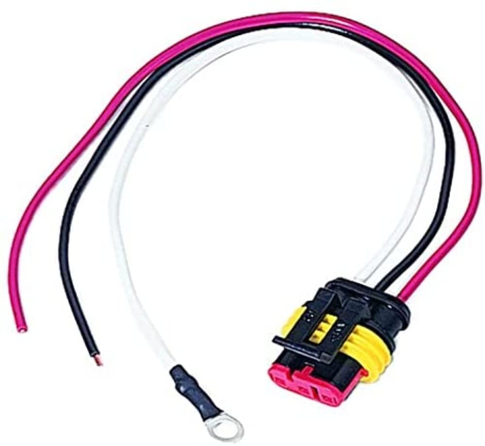 Stop & Tail Plug Peterson Manufacturing 417-49 (LED 3-Wire, Amp H/S with Stopped Lead & Ring), 1 Pack