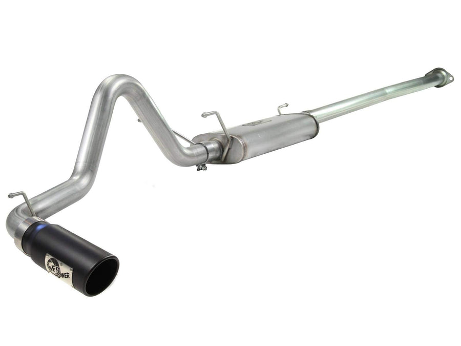 MACH Force-Xp aFe Power (49-46021-B) 2-1/2" Stainless Steel Cat-Back Exhaust System with Black Tip for Toyota Tacoma