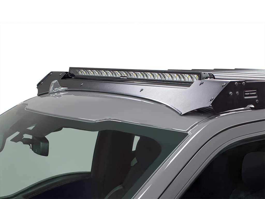 Front Runner Outfitters 2015-20 Ford F150 Crew Cab w/Sunroof Slimsport Rack Light Bar Wind Fairing, 40in