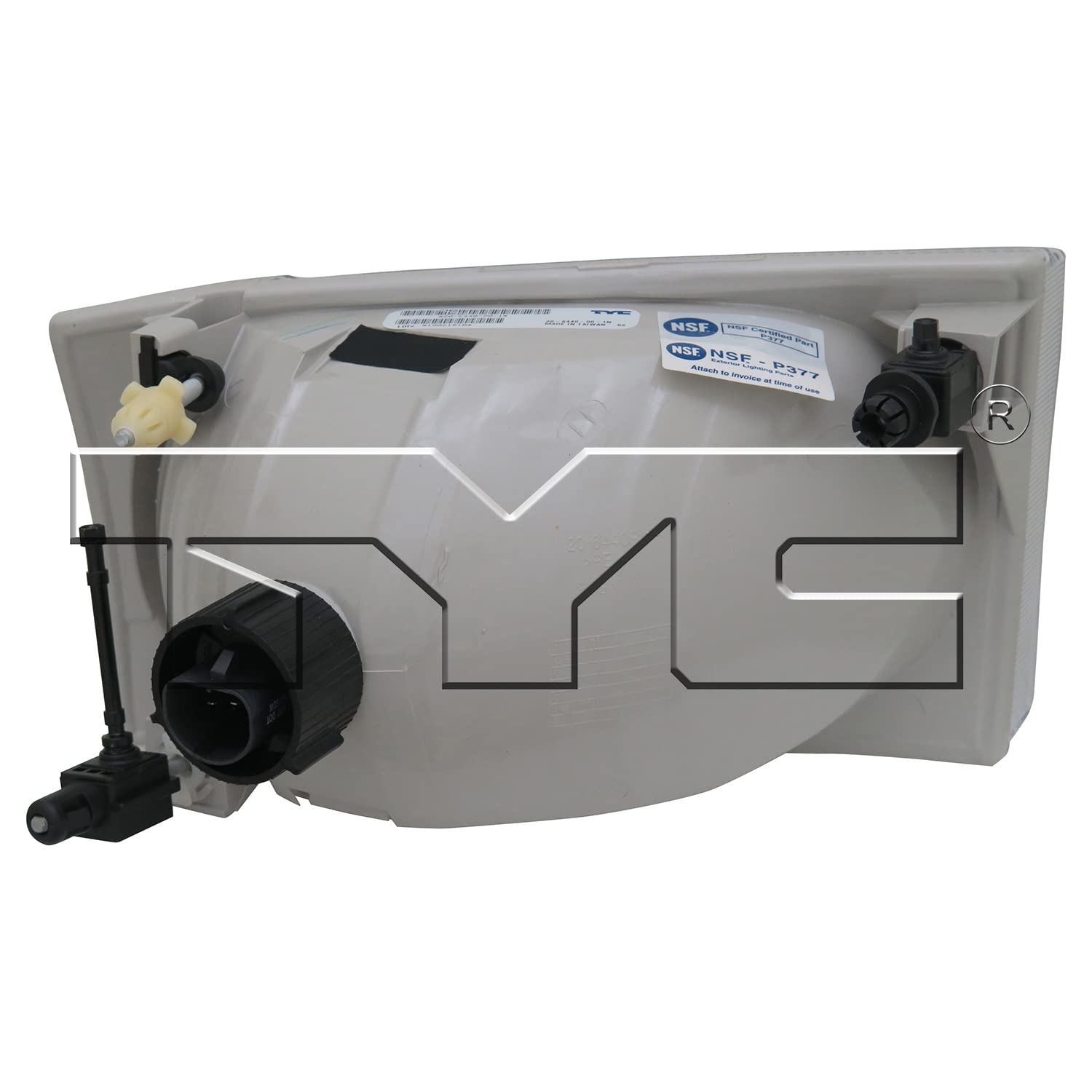 Left TYC Headlight Assembly Compatible with 2002-2004 Ford F- Series Pickup (Hvy Dty)