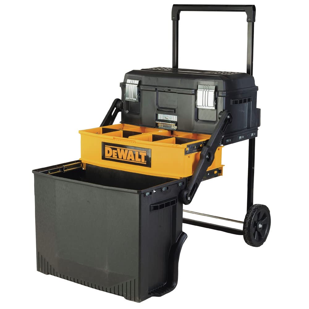 DEWALT Rolling Mobile Work Center & Tool Box, Multi-level (DWST20880)