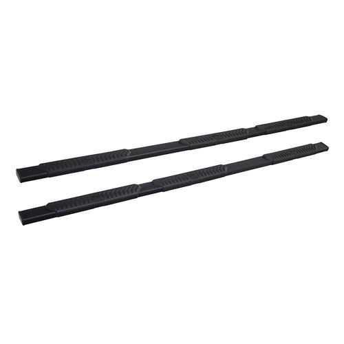 28-534575 Westin R5 Modular Wheel to Wheel Nerf Bars fits 2007-2018 Silverado Sierra 1500 2500 3500 Crew Cab 6'5" Bed & Dually 8' Bed (Exc Classic) Black Pair
